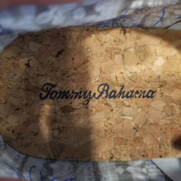 Tommy Bahama Mens Stripes Asunder TB7F10147 Tan Beige Canvas Deck Boat Shoe 10D - Picture 8 of 9